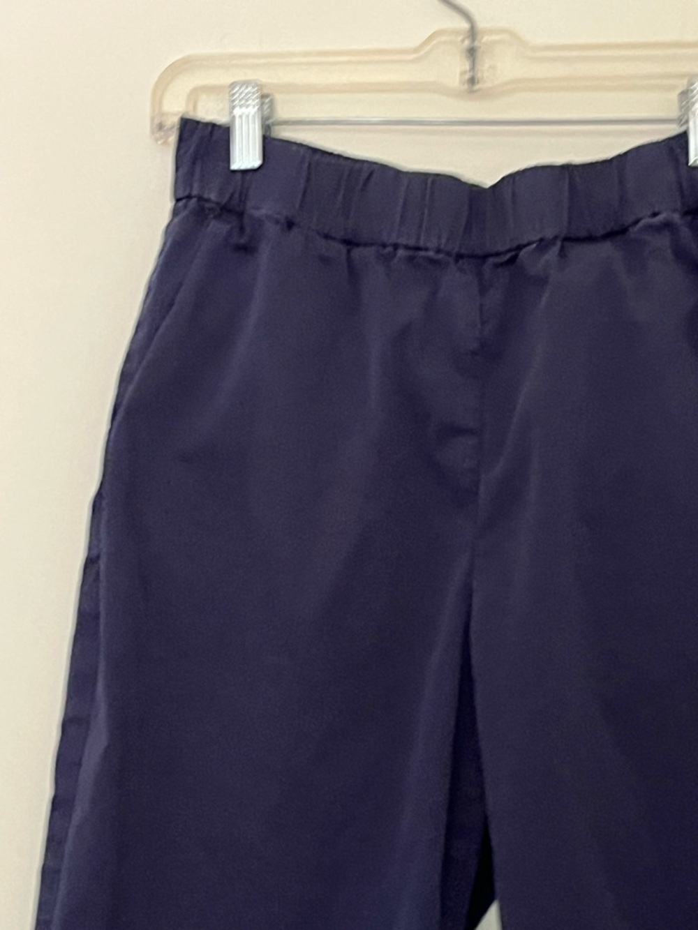 Everlane Organic Cotton Navy Blue Pull-On Relaxed Fit Pants M
